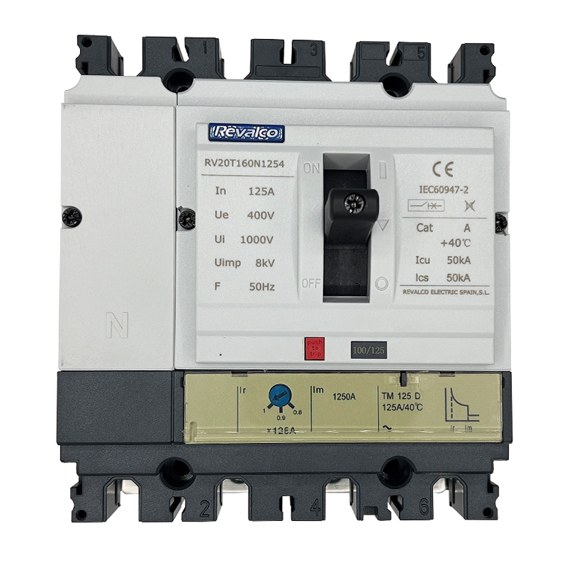 REVALCO RV20T100N1004 INT CAJA MOLDEADA 4P  100A 36KA TERMICO REG Ir